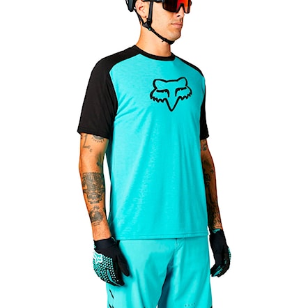 Bike koszulka Fox Ranger DR SS teal 2021 - 1