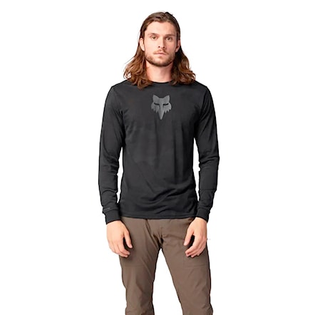 Bike koszulka Fox Ranger Tru Dri LS Jersey black 2026 - 1