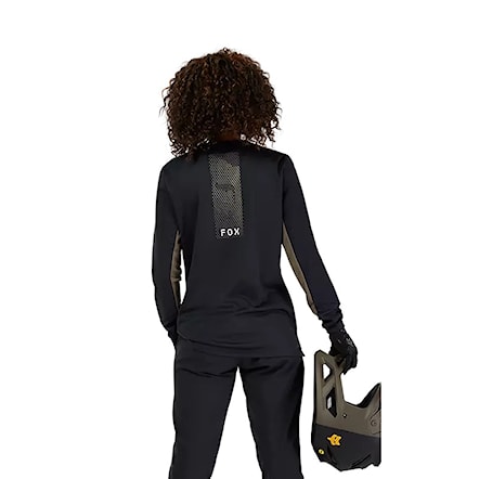 Bike dres Fox Wms Defend LS Jersey Park black 2025 - 4