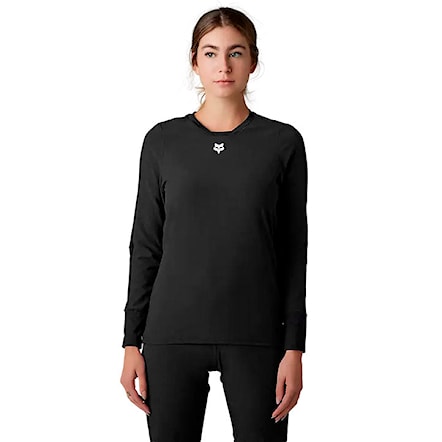 Bike dres Fox Wms Defend Thermal Jersey black 2025 - 1