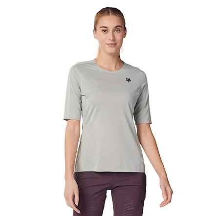 Bike Jersey Fox Wms Flexair Ascent SS Jersey grey vintage 2025 - 1