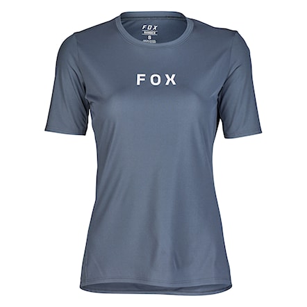 Bike koszulka Fox Wms Ranger SS Jersey Wordmark graphite 2024 - 3
