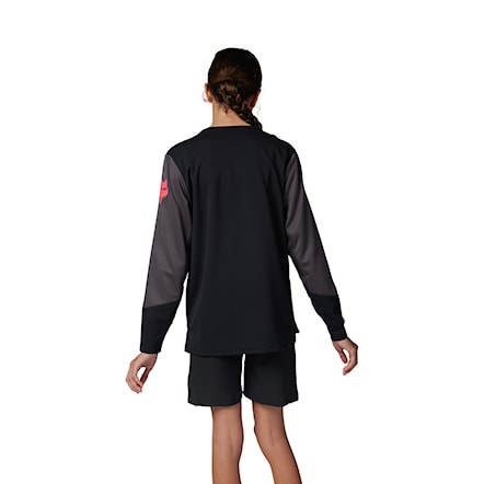 Bike dres Fox Youth Defend LS Jersey Taunt black 2024 - 2