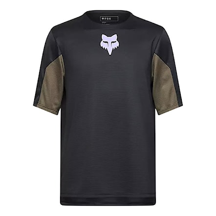 Bike koszulka Fox Youth Defend SS Jersey Park black 2025 - 1