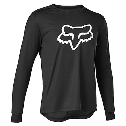Bike koszulka Fox Youth Ranger Ls black 2023 - 1