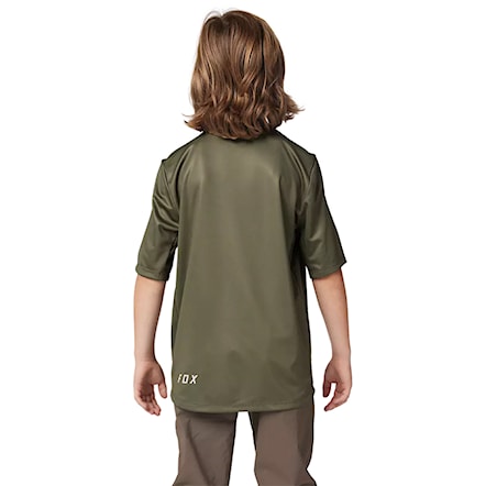 Bike dres Fox Youth Ranger SS Jersey olive green 2024 - 4