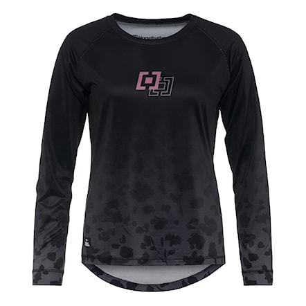 Bike koszulka Horsefeathers Deco LS black/cheetah 2026 - 1