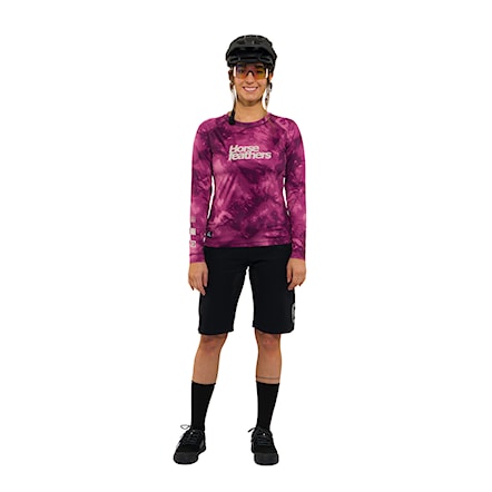 Bike dres Horsefeathers Deco LS blackberry camo 2025 - 4