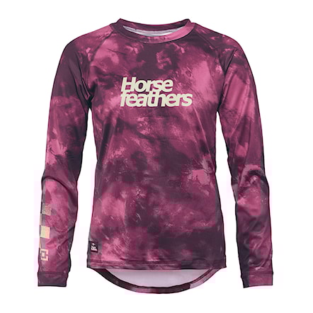 Bike dres Horsefeathers Deco LS blackberry camo 2025 - 5