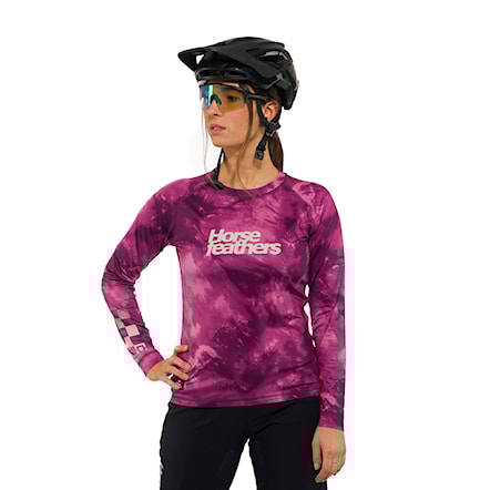 Bike dres Horsefeathers Deco LS blackberry camo 2025 - 1