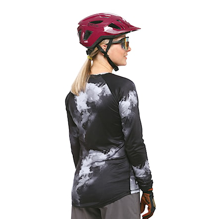 Bike Jersey Horsefeathers Deco LS grayscale 2025 - 2