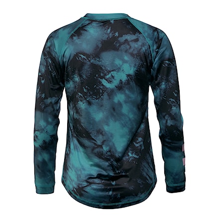 Bike koszulka Horsefeathers Deco LS petrol camo 2025 - 5