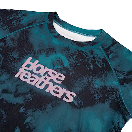 Bike koszulka Horsefeathers Deco LS petrol camo 2025 - 6