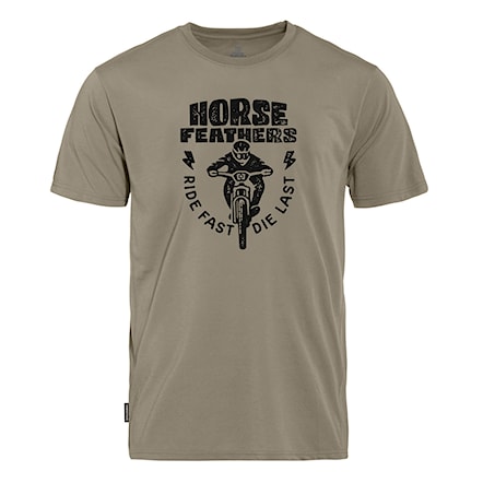 Bike koszulka Horsefeathers Full Send taupe 2026 - 1