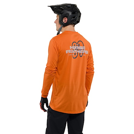 Bike koszulka Horsefeathers Fury LS burnt orange 2025 - 1