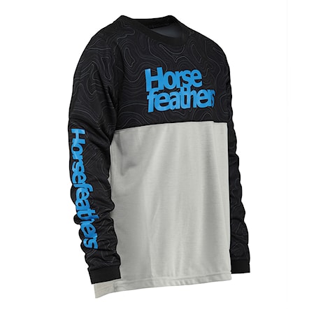 Bike koszulka Horsefeathers Fury Ls Youth mineral gray 2024 - 2