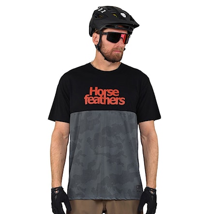 Bike koszulka Horsefeathers Fury Ss digital/flame 2022 - 1