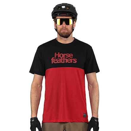 Bike koszulka Horsefeathers Fury Ss true red 2022 - 1