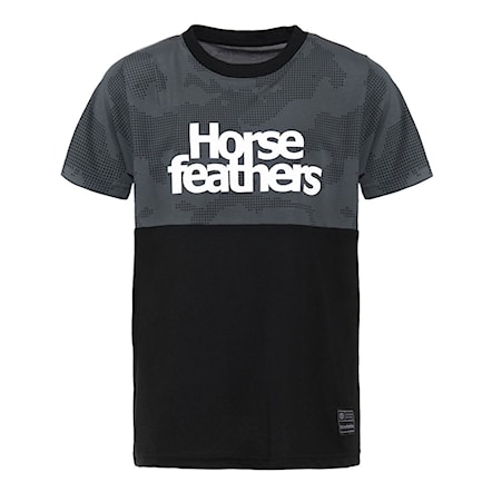 Bike koszulka Horsefeathers Fury Ss Youth digital/flame 2022 - 4