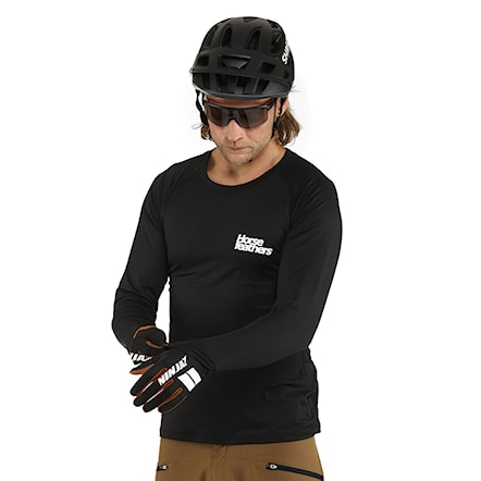 Bike dres Horsefeathers Hart Ls black 2025 - 1