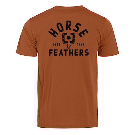 Bike koszulka Horsefeathers Pedal rust 2026 - 1