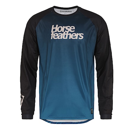 Bike Jersey Horsefeathers Quantum LS ink fade out 2024 - 1