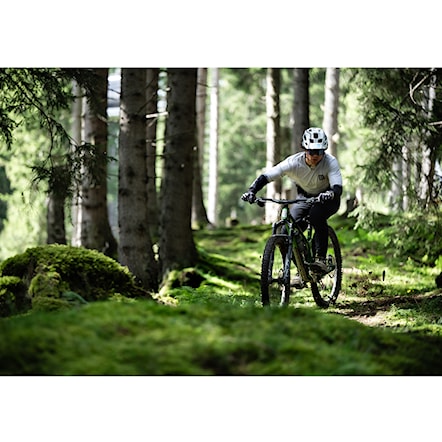 Bike koszulka Horsefeathers Quantum LS silver birch/black 2025 - 8