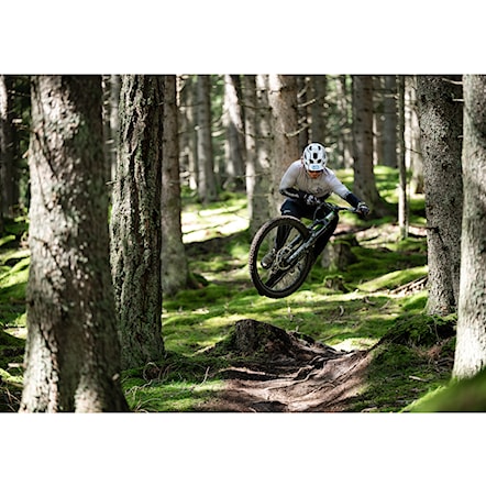 Bike koszulka Horsefeathers Quantum LS silver birch/black 2025 - 9