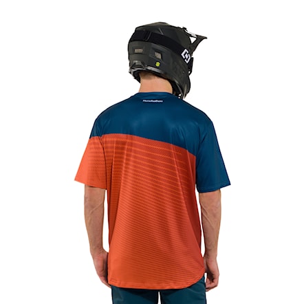 Bike Jersey Horsefeathers Quantum petrol/burnt orange 2025 - 2