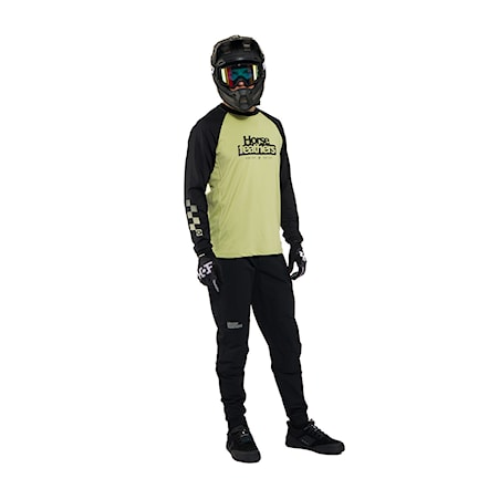 Bike koszulka Horsefeathers Spike LS nile/black 2025 - 6
