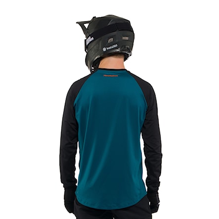 Bike Jersey Horsefeathers Spike LS petrol/black 2025 - 5