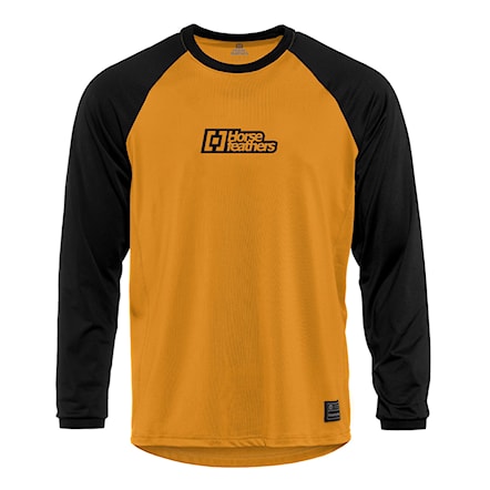 Bike koszulka Horsefeathers Spike LS sunflower/black 2026 - 2