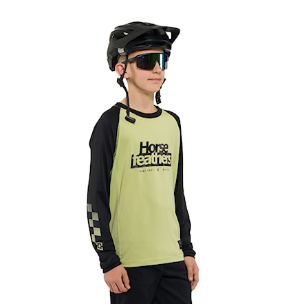 Bike koszulka Horsefeathers Spike LS Youth nile/black 2025 - 2