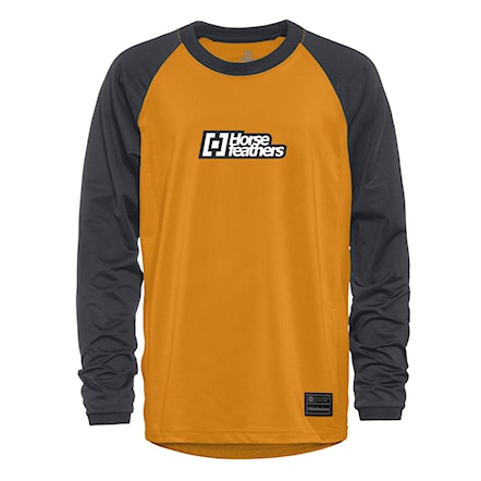 Bike koszulka Horsefeathers Spike LS Youth sunflower/indigo 2026 - 2