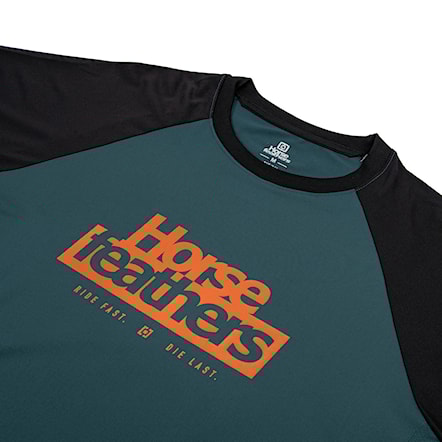 Bike koszulka Horsefeathers Spike petrol/black 2025 - 3