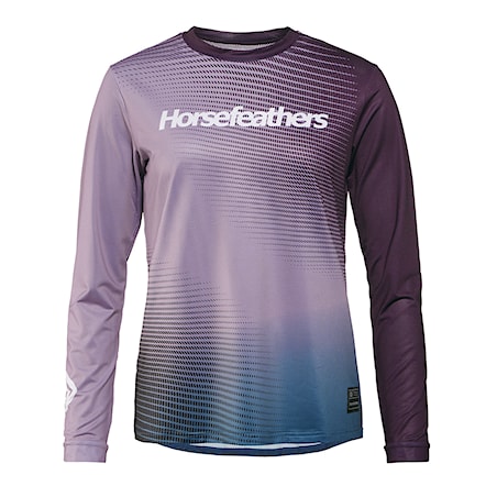 Bike Jersey Horsefeathers W Quantum LS iris fade out 2025 - 4