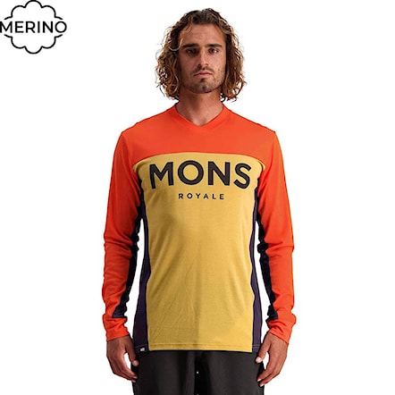 Bike koszulka Mons Royale Redwood Enduro VLS desert alchemy 2021 - 1
