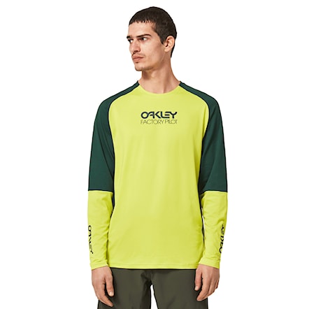 Bike koszulka Oakley Factory Pilot MTB LS sulphur 2022 - 1
