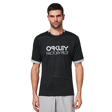 Bike koszulka Oakley Pipeline Trail blackout 2021 - 1