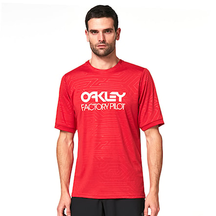 Bike koszulka Oakley Pipeline Trail red line 2021 - 1
