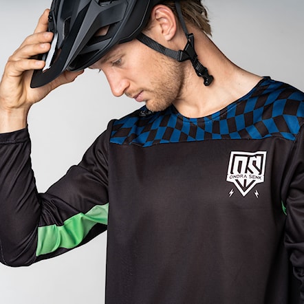 Bike Jersey SNOWBOARD ZEZULA Ondra Šenk LS Jersey Uni black/blue 2025 - 10