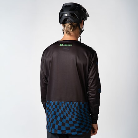 Bike Jersey SNOWBOARD ZEZULA Ondra Šenk LS Jersey Uni black/blue 2025 - 2