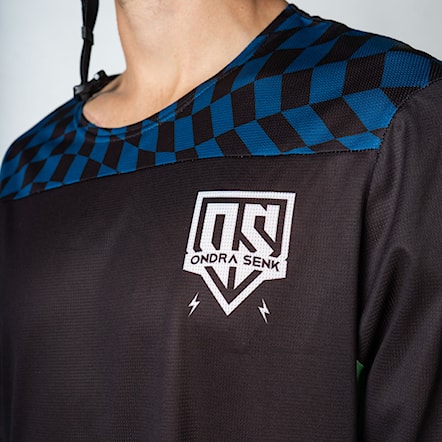Bike Jersey SNOWBOARD ZEZULA Ondra Šenk LS Jersey Uni black/blue 2025 - 5