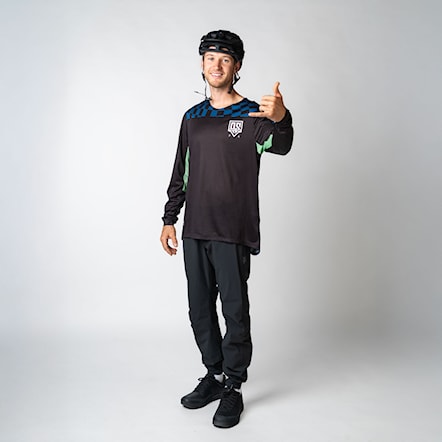 Bike Jersey SNOWBOARD ZEZULA Ondra Šenk LS Jersey Uni black/blue 2025 - 6
