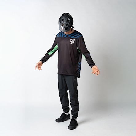 Bike Jersey SNOWBOARD ZEZULA Ondra Šenk LS Jersey Uni black/blue 2025 - 8