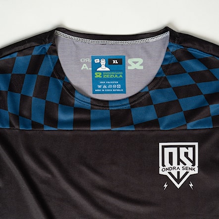 Bike Jersey SNOWBOARD ZEZULA Ondra Šenk LS Jersey Uni black/blue 2025 - 11