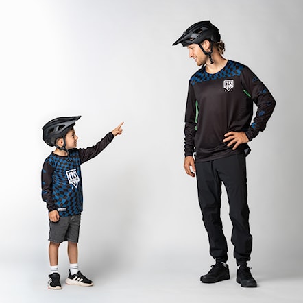 Bike Jersey SNOWBOARD ZEZULA Ondra Šenk LS Jersey Uni black/blue 2025 - 12