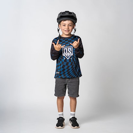 Bike Jersey SNOWBOARD ZEZULA Ondra Šenk LS Jersey Youth black/blue 2025 - 5