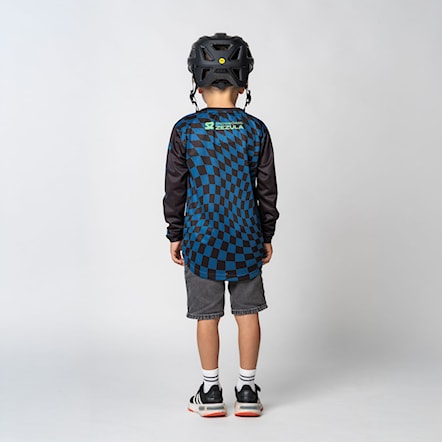 Bike Jersey SNOWBOARD ZEZULA Ondra Šenk LS Jersey Youth black/blue 2025 - 2