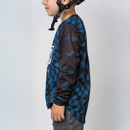 Bike Jersey SNOWBOARD ZEZULA Ondra Šenk LS Jersey Youth black/blue 2025 - 3